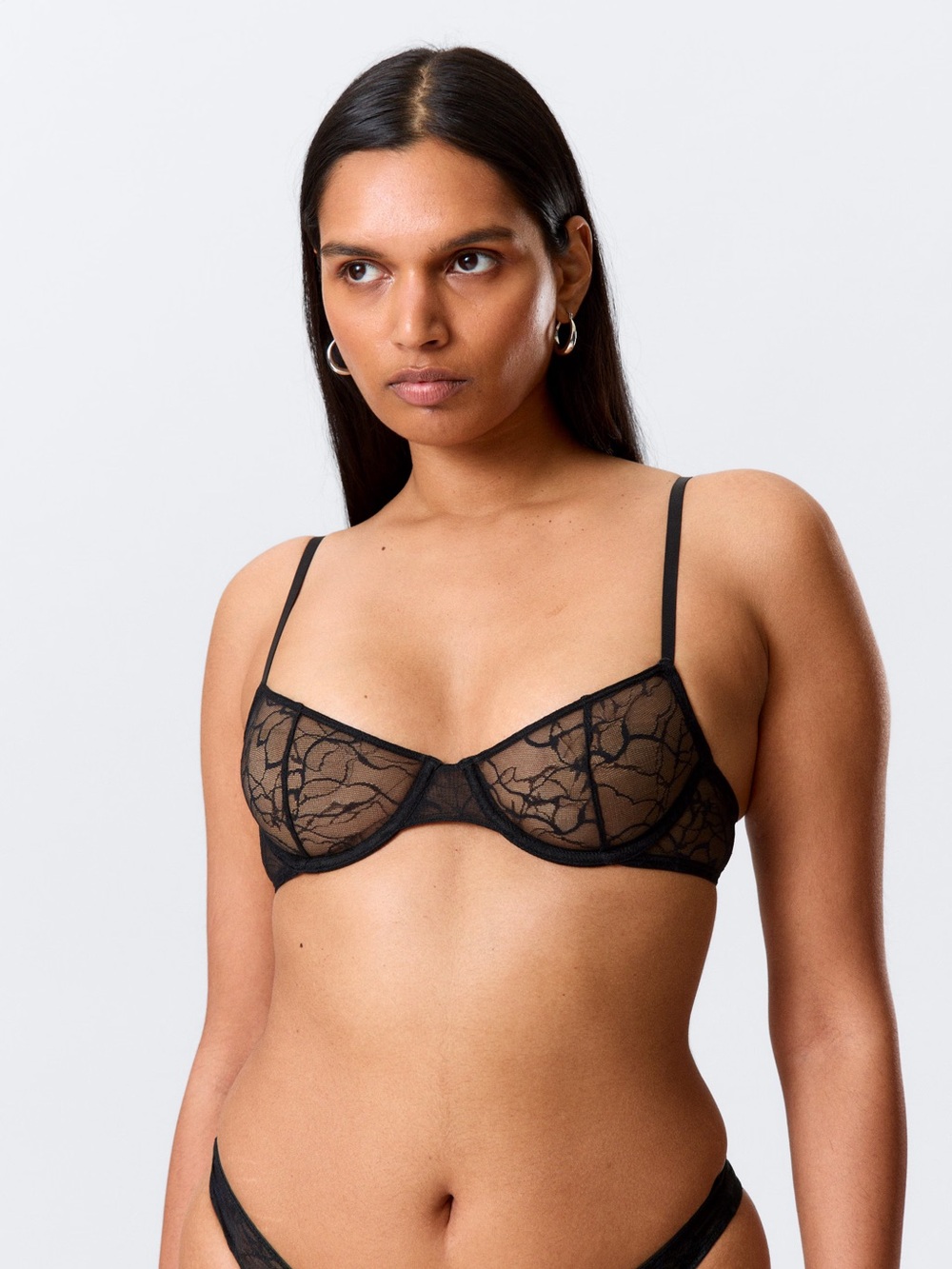Only Hearts Go Ask Alice Bra, Black